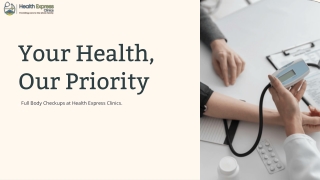 Your Health, Our Priority