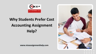 Why Students Prefer Cost Accounting Assignment Help?