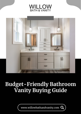 Budget-Friendly Bathroom Vanity Buying Guide