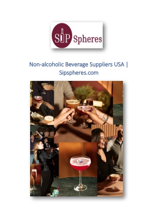 Non-alcoholic Beverage Suppliers USA | Sipspheres.com