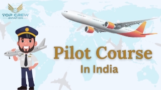 Pilot Course In India