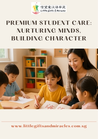 Premium Student Care Nurturing Minds, Building Character