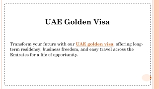 UAE Golden Visa