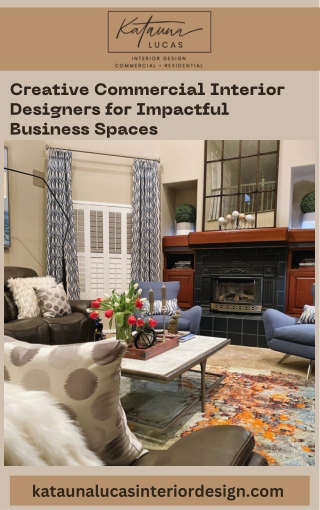 Creative Commercial Interior Designers for Impactful Business Spaces