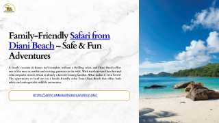 Unforgettable Safari from Diani Beach to Tsavo & Amboseli