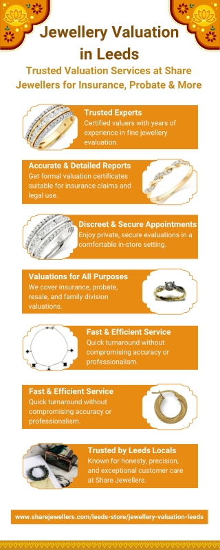 Jewellery Valuation in Leeds at Share Jewellery UK
