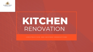 Kitchen Installation in Totanto