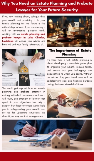 Why You Need an Estate Planning and Probate Lawyer for Your Future Security