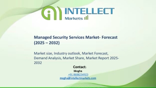 Managed Security Services Market Forecast (2025 – 2030)
