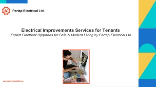 Electrical Improvements Services for Tenants.