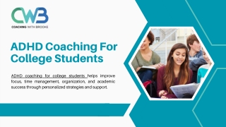 ADHD Coaching for College Students: Your Path to Success