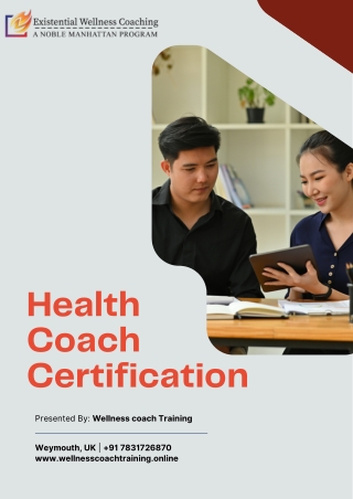Health Coach Certification