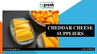 CHEDDAR CHEESE SUPPLIERS