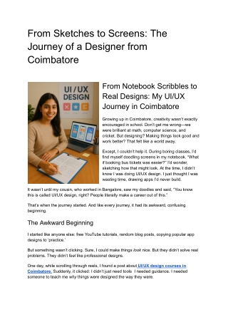 From Sketches to Screens_ The Journey of a Designer from Coimbatore
