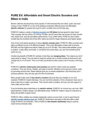 PURE EV_ Affordable and Smart Electric Scooters and Bikes in India (1)