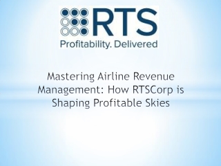 Mastering Airline Revenue Management