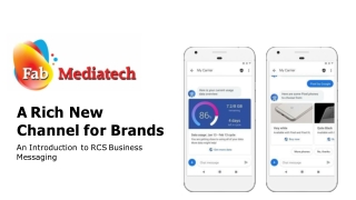 RCS with Fabmediatech