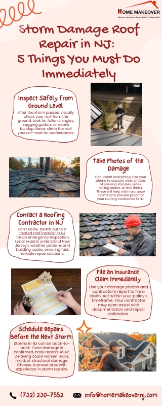 Home Makeover LLC: Your Emergency Roofing Partner in NJ
