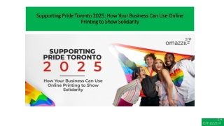 Supporting Pride Toronto 2025: How Your Business Can Use Online Printing to Show