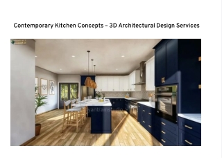 Sleek and Stylish Kitchen Visualizations – 3D Design Services in Ottawa