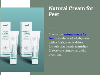 Natural Cream for Feet