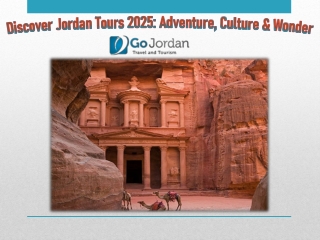 Discover Jordan Tours 2025 Adventure, Culture & Wonder