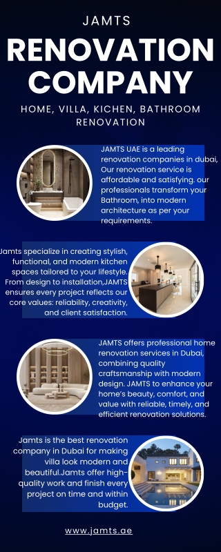 Renovation Company in Dubai - JAMTS