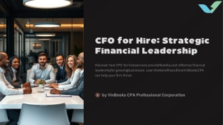 CFO for Hire: The Strategic Advantage of On-Demand Financial Leadership