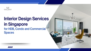 Interior Design Services in Singapore for HDB, Condo and Commercial Spaces