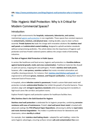 hygienic-wall-protection-why-is-it-important