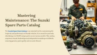 Suzuki Spare Parts Online