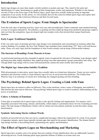 Sports Logos: The Art and Identity Behind Your Fave Teams