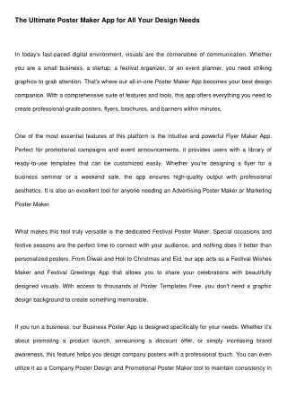 publicity Poster_Maker_App_Article