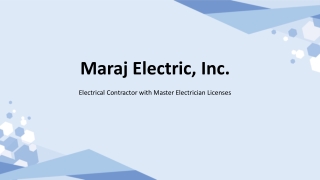 Maraj Electric, Inc. - Driven by Quality, Powered by Innovation