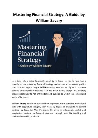 Mastering Financial Strategy_ A Guide by William Savary