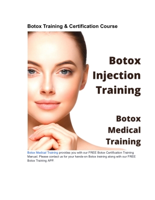 Botox Training & Certification Course (1)
