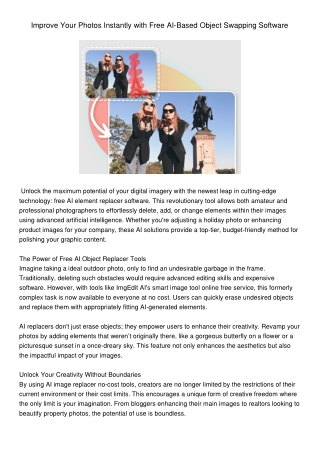 ImproveYourPhotosInstantlywithFreeAI-BasedObjectSwappingSoftware558