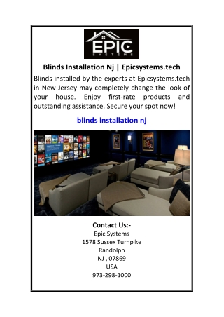 Blinds Installation Nj Epicsystems.tech