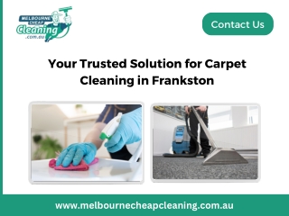 Your Trusted Solution for Carpet Cleaning in Frankston