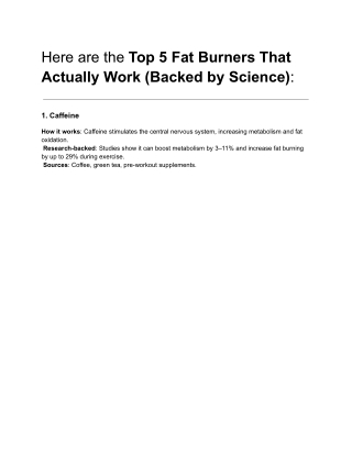 Here are the Top 5 Fat Burners That Actually Work (Backed by Science)_