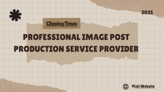 Clipping Times- Professional Image Post Production Service Provider