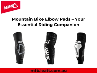 Mountain Bike Elbow Pads – Your Essential Riding Companion