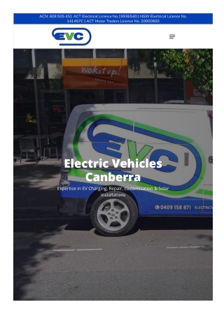 EV Servicing Canberra