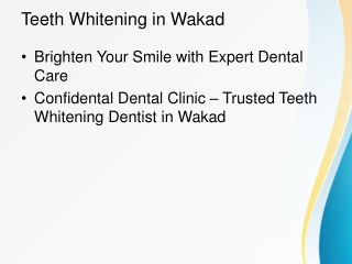 Best teeth whitening treatments in wakad | Teeth whitening dentist in wakad - Co