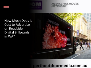 How Much Does It Cost to Advertise on Roadside Digital Billboards in WA?