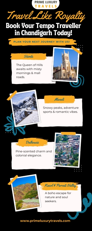 Travel Like Royalty Book Your Tempo Traveller in Chandigarh Today!