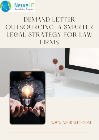 Demand Letter Outsourcing A Smarter Legal Strategy for Law Firms