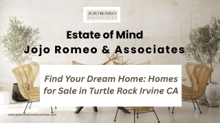 _Find Your Dream Home Homes  for Sale in Turtle Rock Irvine CA