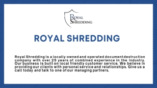 Secure and Convenient High Point North Carolina Shredding Services for Your Home and Home Office