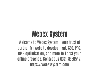 Webex System